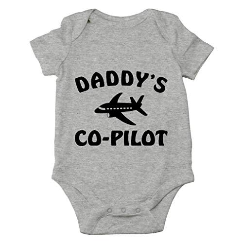 AW Fashions Daddy's Co-Pilot - Adventures With Dad - Funny Infant One-piece Baby Bodysuit