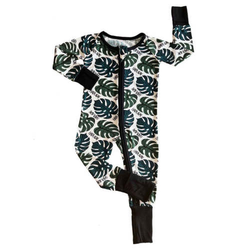HAFA ADAI MONSTERA ZIP ROMPER