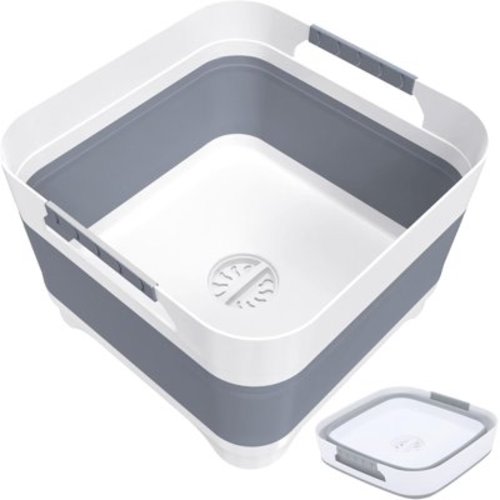 Wash Basin for Baby Bottles, Foldable, Versatile Wash Tub for Kitchen, RV, Outdoor Camping Sink, Sturdy & Easy to Clean