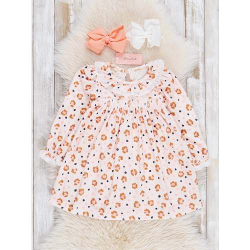 Sweet Little Leopard Ruffle Dress