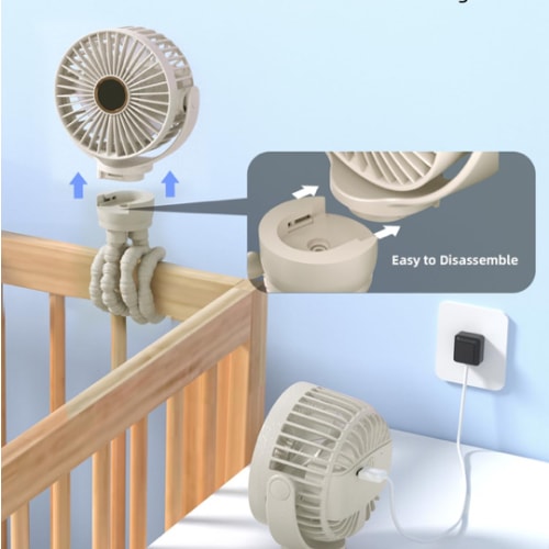 KIDEE Portable Stroller Fan, Mini Baby Fans Battery Operated, LED Display with 3 Speeds, Small Clip on Fan Desk Fans USB Rechargeable, Personal Handheld fans Fan for Travel Outdoor, Children Gifts : Amazon.com.au: Baby