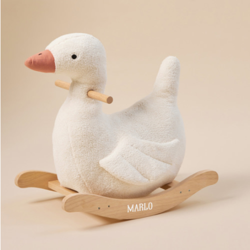 Duckling Plush Nursery Rocker