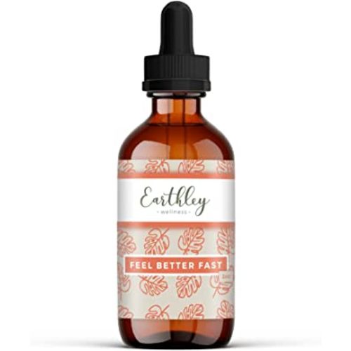 Earthley Wellness Feel Better Fast, Echinacea Root, Fennel, Astragalus root, Elder flower and Cinnamon (2 oz)