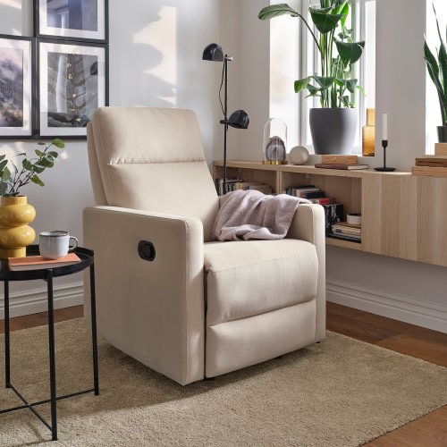 GRYTERYD Recliner rocker armchair - Hakebo beige