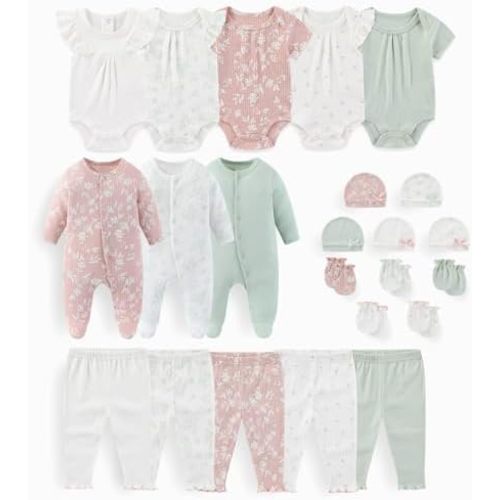 Unisex Baby Boy Girl Clohtes Pants Sets 23 pack Cotton Casual New born Clothing Comfort Infant Birthday Outfit