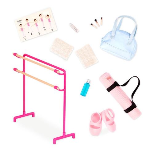 Our Generation Dancing Feet Ballet Accessory Set For 18" Dolls