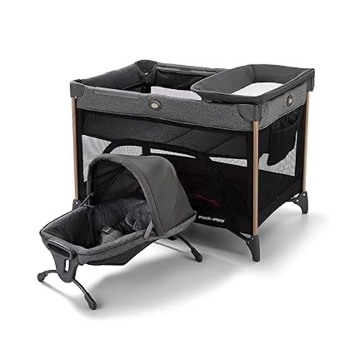 Graco Pack n’ Play Close2Baby Playard with Baby Bassinet, Changing Table, Portable Infant Seat, Milan