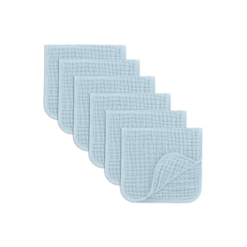 Muslin Burp Cloths - Pack of 6