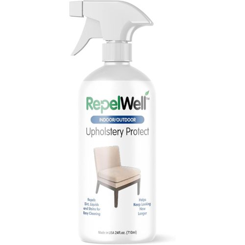 Eco-Friendly Upholstery Protect Stain & Water Repellent Spray 24oz – Non-Toxic, Pet-Safe Formula for Fabric, Leather, & Suede – Long-Lasting Stain Guard Keeps Furniture Clean & New