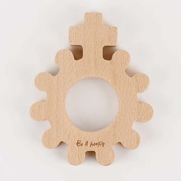 Baby’s First Rosary Wooden Teether | Be A Heart