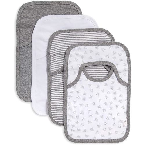 Burts Bees Baby Unisex-Child Pull On Bibs