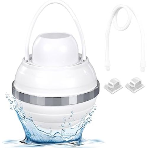 Bath Ball Filter - Tub filter for bathtub Tub Faucet, Bath Ball Water Filter, Premium Bathtub Water Filter, BPA Free, 2500 Gal of Filtration, Purify Your Bathwater for Healthier Skin and Hair.