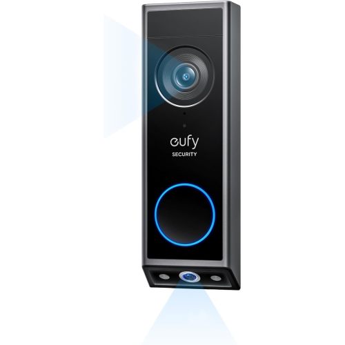 eufy Security Wireless Video Doorbell Camera E340,Head-to-Toe 2K HD View,Battery Powered,Dual Cameras with Delivery Guard,Color Night Vision,Two-Way Audio,Human/Package/Motion Detection,No Monthly Fee