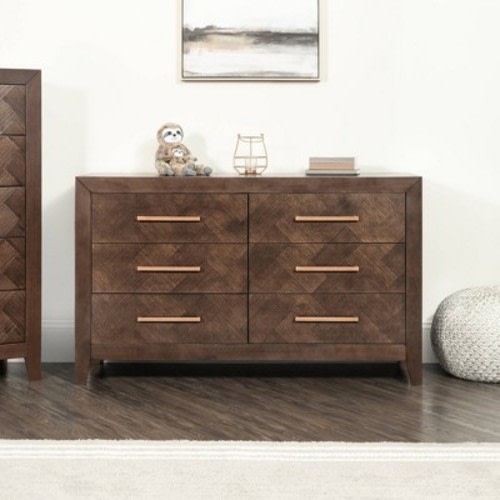 Child Craft Kieran 6 Drawer Dresser - Toasted Chestnut