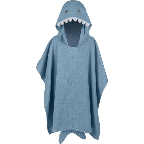 Stephen Joseph Beach and Bath Poncho, 100% Cotton Hooded Towel Beach Poncho, 36.00" x 24.00"