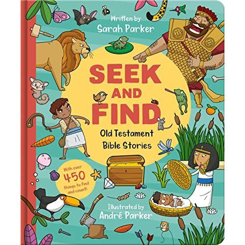 Seek and Find: Old Testament Bible Stories: With over 450 things to find and count! (Fun interactive Christian book to gift kids ages 2-5)