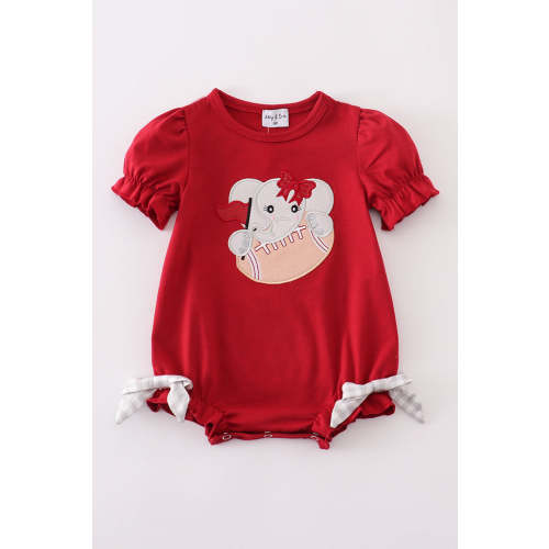 Alabama elephant football applique bubble – HoneyBean