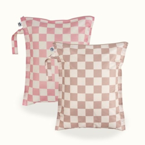 Tiny Twinkle Mess-Proof Waterproof Washable Baby/Toddler Wet Bags for Diapers, Swimsuits and Travel