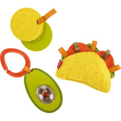 Fisher-Price Tiny Treats Gift Set, Food-Themed Teether for Newborns, Unisex