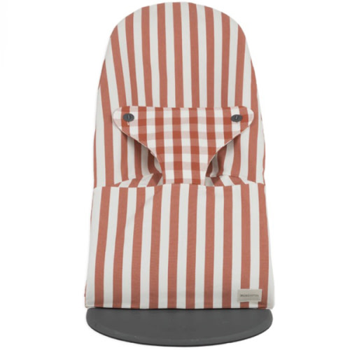 Housse Babybjörn Rouge + Blanc Cassé · Minicoton