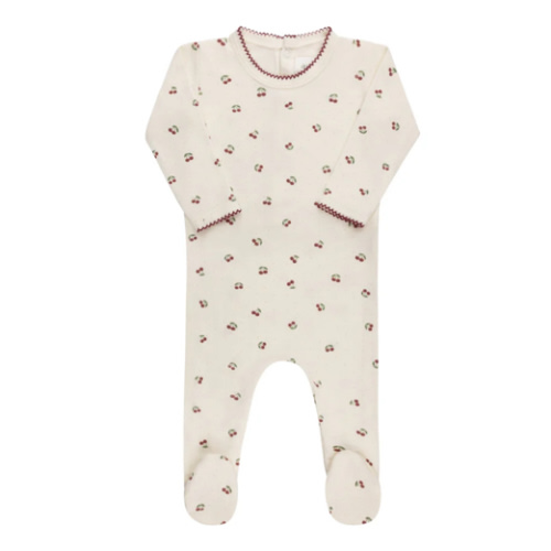 Modal Cherry Print Collection Footie – Ely's & Co.