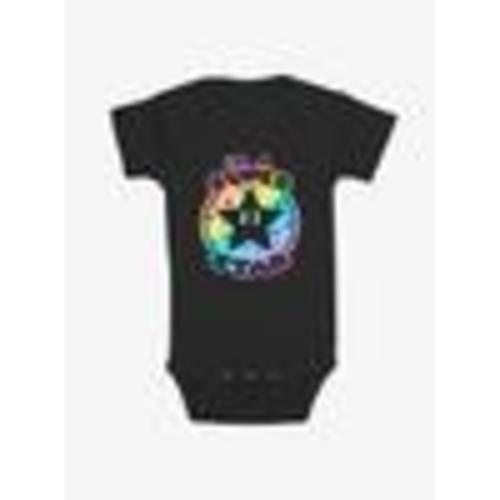 Nintendo Mario Rainbow Super Star Infant Bodysuit - BLACK | BoxLunch