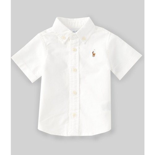 Ralph Lauren Baby Boys 3-24 Months Short-Sleeve Oxford Shirt