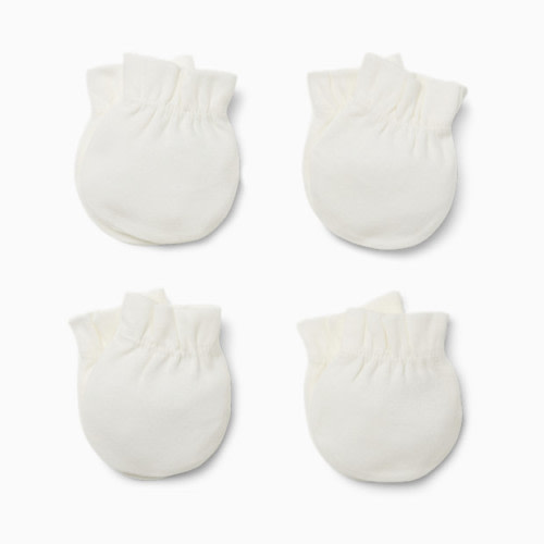 4 Pack Mittens - White