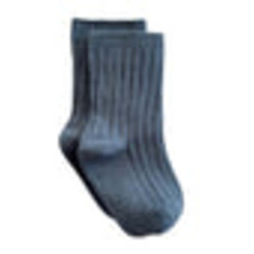 Basic Ribbed Socks, Blue – SpearmintLOVE