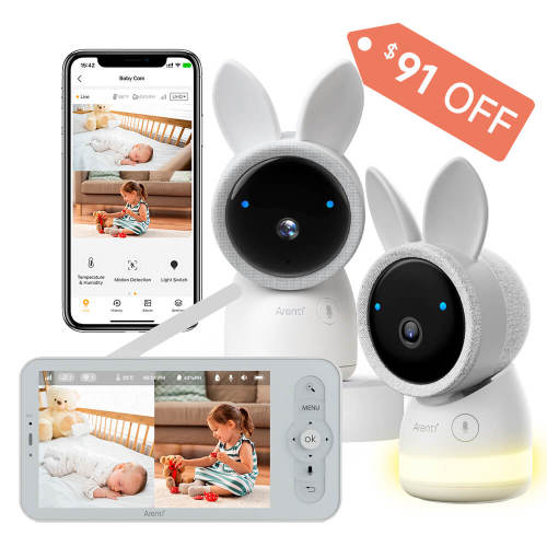 Arenti AInanny 2K UHD Video Baby Monitor with 5 Inch LCD Screen