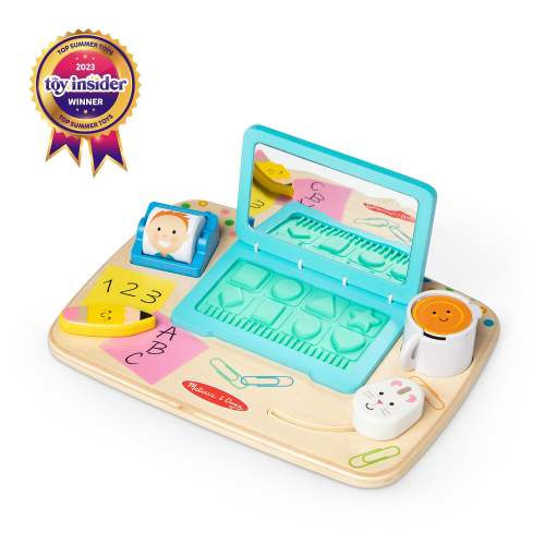 Wooden Work & Play Desktop Activity BoardMelissa & Doug
