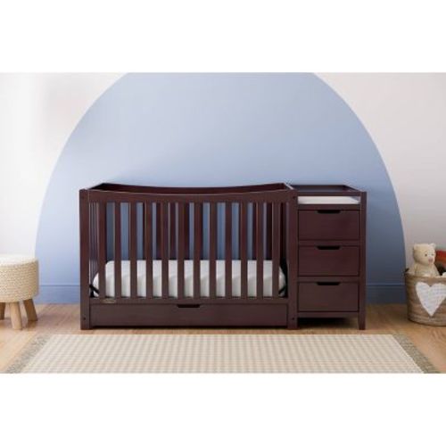 Graco Remi 4-in-1 Convertible Crib And Changer - Gray