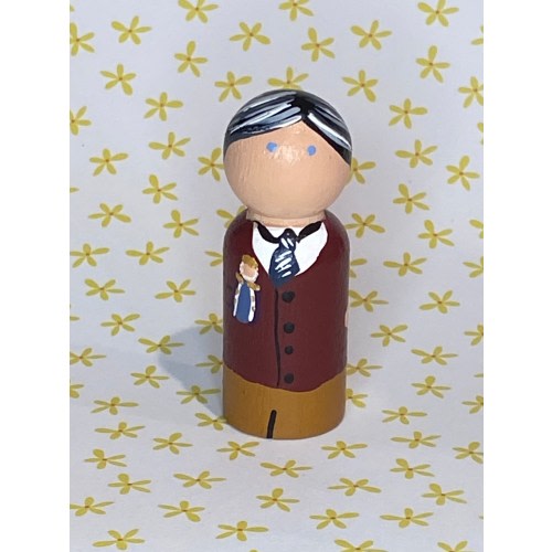 Mr Rogers peg doll Fred Rogers King Friday