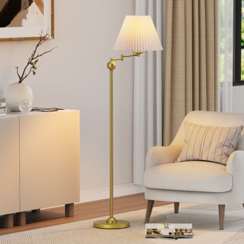 Rosdorf Park 64.25'' Modern Metal Floor Lamp For Living Room/Bedroom & Reviews | Wayfair