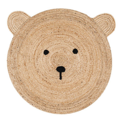 Kids Braided Jute Novelty No Pattern Hand Braided Jute / Sisal Rug | Wayfair