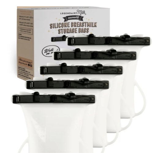Reusable Silicone Breastmilk Storage Bags | Legendairy Milk