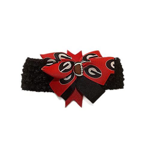 Bulldogs Girl Boutique Bow Crocheted Headband