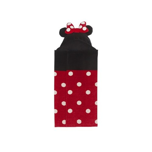 Disney Minnie Mouse Baby Hooded Towel | Pottery Barn Kids