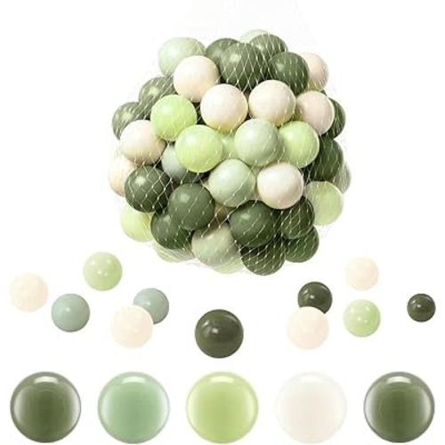 Ball Pit Balls, Safe Non-Toxic BPA-Free Crush-Proof Plastic Balls for Toddlers, Gift for Kids Birthday & Christmas, for Indoor Playpens, Party Decorations & Amusement Activities