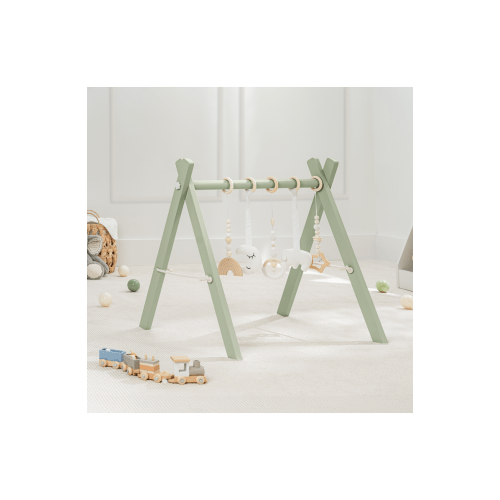 Wooden Baby Play Gym Set