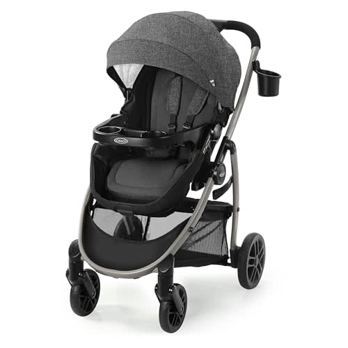 Graco Redmond Modes Pramette Stroller 3-in-1 Convertible: Car Seat Carrier Infant Pramette to Toddler Stroller with Reversible Seat and One-hand Fold