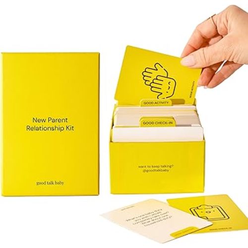 New Parent Relationship Kit: 260 Conversation & Activity Cards for New Parents | Check-in Prompts, Deep Dive Questions, Bonding Activities, & Task Cards | Ages 18+