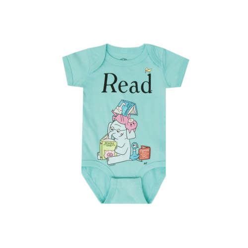 ELEPHANT & PIGGIE Read baby bodysuit