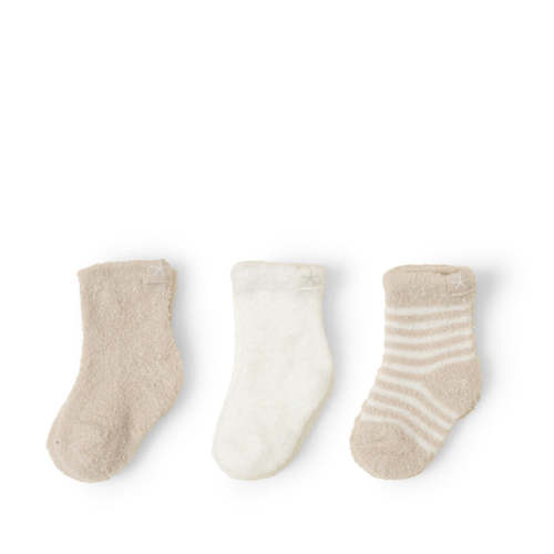 Barefoot Dreams Infant 3 Pack Sock Set