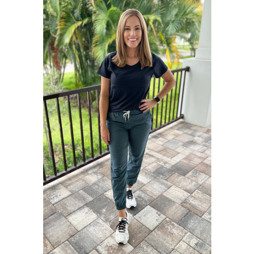 Nursing Workout T-Shirt 2.0 - Black