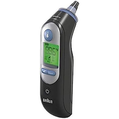 Braun ThermoScan 7 – Digital Ear Thermometer for Kids, Babies, Toddlers and Adults – Fast, Gentle, and Accurate Results in 2 Seconds - Black, IRT6520