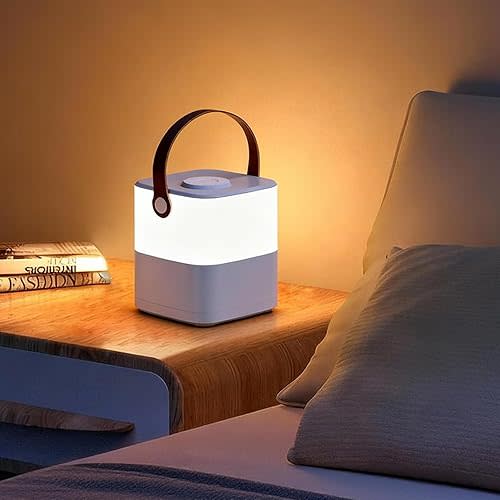 Oneleaf Atmosphere Light Portable LED Night Light, Candle lamp, Touch Switch Cordless Rechargeable Washroom,Stair,Bedroom,Camping(Handheld)