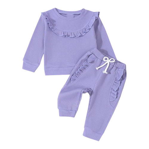 Wdfiry 0-3T Kids Baby Girl Outfits Set Long Sleeve Sweatshirts Tops Pants Outfits Clothing Gifts for Girls
