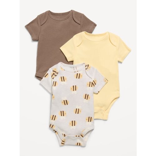 Ribbed Bodysuit 3-Pack for Baby
