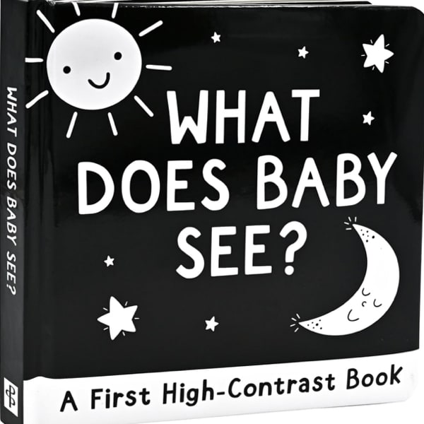 What Does Baby See? A High-Contrast Board Book (Padded Cover)